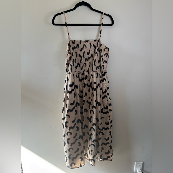 a new day Beige and Black Patterned Dress - Picture 2 of 11
